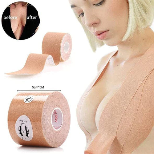 Cinta levanta busto adhesiva invisible